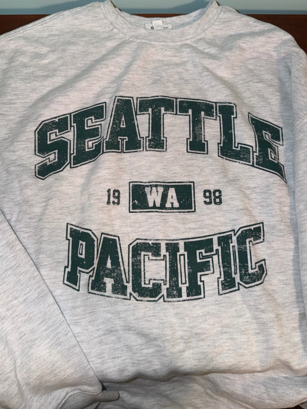 garage crewneck seattle pacific